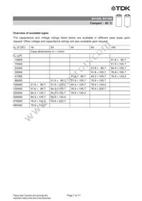 B41458B8150M003 Datasheet Page 7