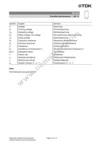 B41505A8109M Datasheet Page 15