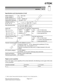 B41554E9159Q000 Datasheet Page 4