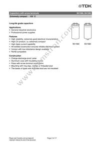 B41580A9478M000 Datasheet Page 2