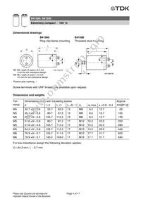 B41580A9478M000 Datasheet Page 4