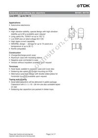 B41691A7278Q7 Datasheet Page 2