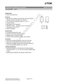 B41696A7448Q7 Datasheet Page 2