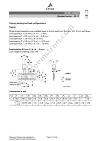 B41827C7228M Datasheet Page 17