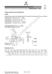 B41828C4478M Datasheet Page 17