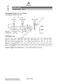 B41828C4478M Datasheet Page 20