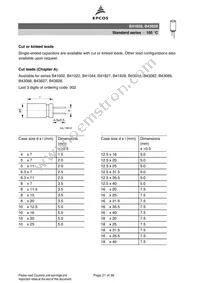 B41828C4478M Datasheet Page 21