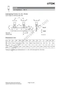 B41856C7108M000 Datasheet Page 12