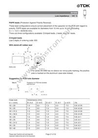 B41858D7158M000 Datasheet Page 22