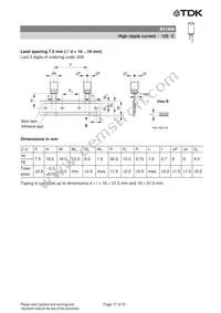 B41866C8687M000 Datasheet Page 17