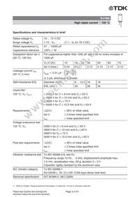 B41866G8687M008 Datasheet Page 3