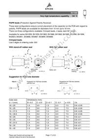 B41868W6108M Datasheet Page 17