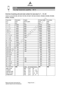 B41868W6108M Datasheet Page 22