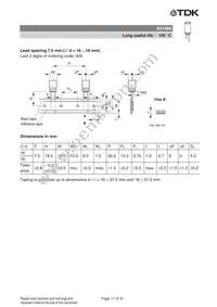 B41888C8687M000 Datasheet Page 18