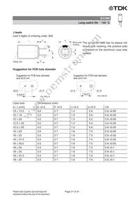 B41888C8687M000 Datasheet Page 22