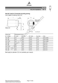 B41889A4228M Datasheet Page 17