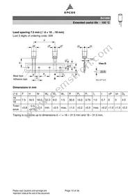 B41890A7108M003 Datasheet Page 15