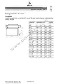 B41890A7108M003 Datasheet Page 23