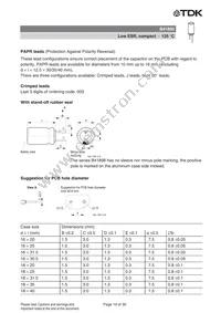 B41895G7188M008 Datasheet Page 20