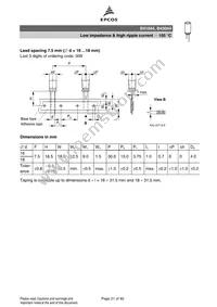 B43044F2686M Datasheet Page 21