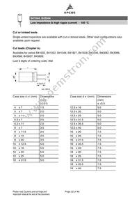 B43044F2686M Datasheet Page 22