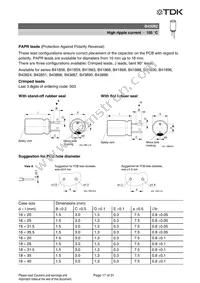 B43082F2686M Datasheet Page 17