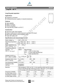 B43255A4567M Datasheet Page 2