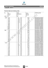 B43255A4567M Datasheet Page 5