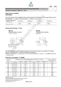 B43310A9159M000 Datasheet Page 4