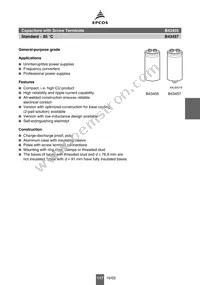 B43455J2159M000 Datasheet Cover