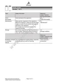 B43484A9129M000 Datasheet Page 14