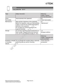 B43501A5477M087 Datasheet Page 18