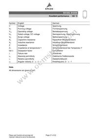 B43505A9477M62 Datasheet Page 21