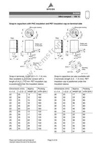 B43508A5687M000 Datasheet Page 5