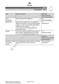 B43508A5687M000 Datasheet Page 17