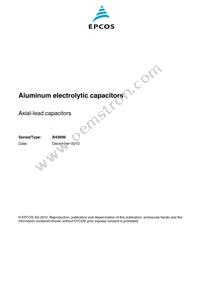 B43699C5336Q7 Datasheet Cover