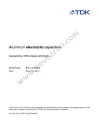 B43712A5129M000 Datasheet Cover