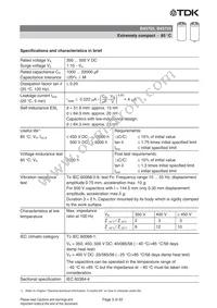 B43723A5159M000 Datasheet Page 3