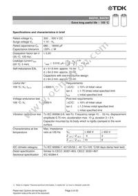 B43761A5109M000 Datasheet Page 3