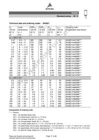 B43821F2277M000 Datasheet Page 17