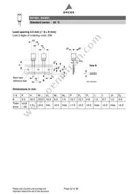 B43821F2277M000 Datasheet Page 22