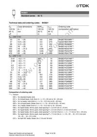 B43821F2337M000 Datasheet Page 15