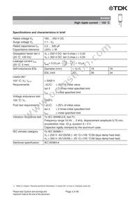 B43858A5476M000 Datasheet Page 3