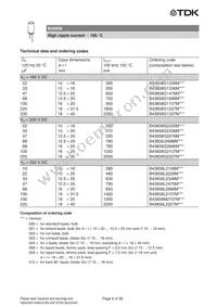 B43858A5476M000 Datasheet Page 6