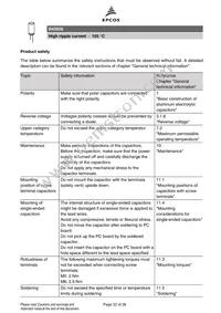 B43858C9107M000 Datasheet Page 22