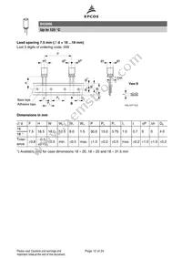 B43866A2227M Datasheet Page 12