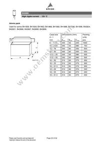 B43866C9226M003 Datasheet Page 22