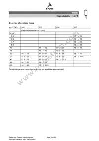 B43867A4336M Datasheet Page 5