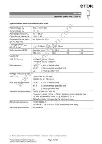 B43890C5226M000 Datasheet Page 3