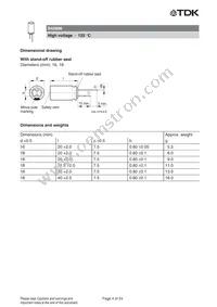 B43896C2147M Datasheet Page 4